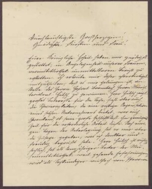 Schreiben von Mattilde Nokk an die Großherzogin Luise; Angelegenheiten bzgl. der Frauenvereinsbibliothek