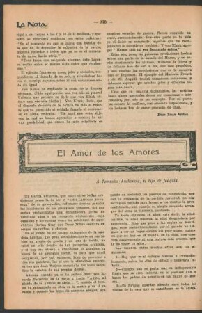 El amor de los amores