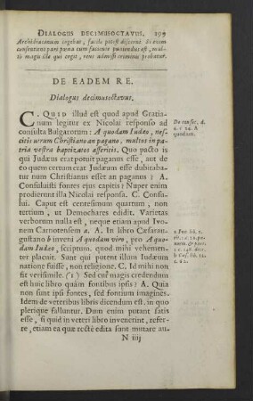 Dialogus decimusoctavus - vigesimus.