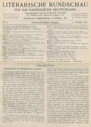 57-59 Prinzipielles zur katholischen Exegese
