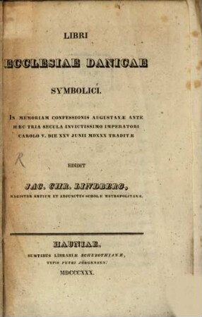 Libri ecclesiae Danicae Symbolici