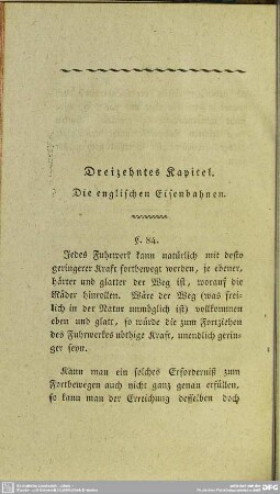 Dreizehntes Kapitel. Die englischen Eisenbahnen
