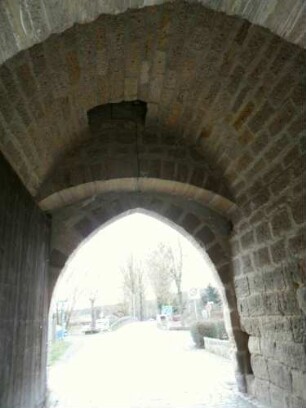 Stadtbefestigung - Stadttor (Rothenberger Tor)-Durchfahrt mit Mordloch