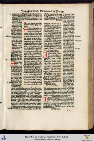 Prologus Sancti Hieronymi.
