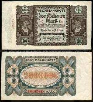 Reichsbanknote 2 Millionen Mark