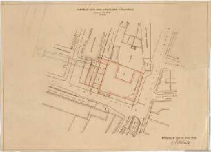Bestelmeyer, German; München, Hofgartenstr. 3; Köglmühl - Areal, Wohn- und Geschäftshausneubau - Lageplan