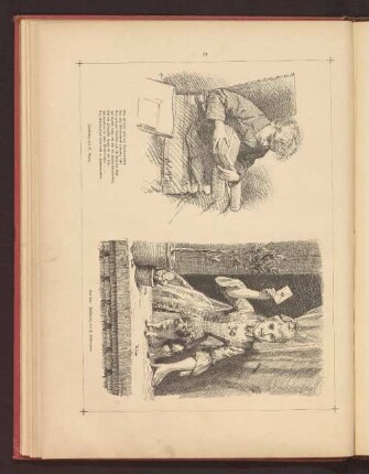 Zeichnung von O. Begas.