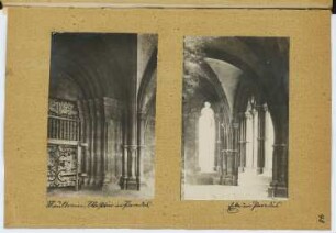 Kloster Maulbronn: Innenansichten (aus: Skizzen- und Fotoalbum 6)