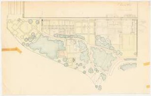 Ausstellungsgarten Jubiläums-Gartenbau-Ausstellung 1926, Dresden: Lageplan Abschnitt III