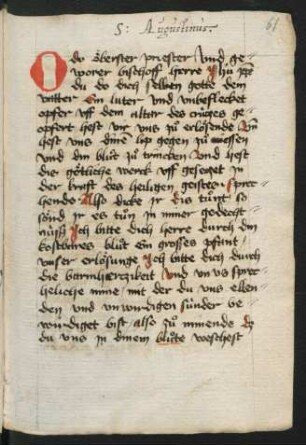 Praecatio in praeparatione ad missam, dt.