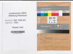 Entnazifizierung Karl Hankel, geb. 11.07.1910 (Werkmeister)