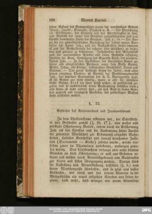 §. 23. Geschichte des Rationalismus und Irrationalismus.