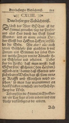 (CXCIII.) Das besorgte Gedächtniß.