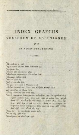 Index Graecus