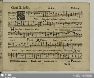 XXV. Oratio Jeremiae prophetae