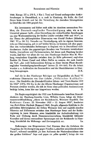 Akten der Reichskanzlei, Weimarer Republik, das Kabinett Cuno, 22. November 1922 bis 12. August 1923, bearb. von Karl-Heinz Harbeck : Boppard, 1968