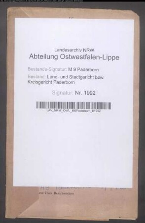 Erblasser: Fust, Elisabeth, geb. Oeken; Ehepartner: Fust, Franz: