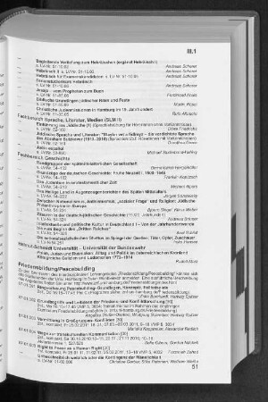 Friedensbildung / Peacebuilding