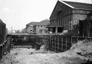 Basel: Tunnelbau vor dem Badischen Bahnhof
