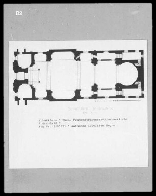 Klosterkirche Sankt Dionysius und Juliana: Grundriss