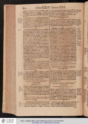 Liber XXIV. Titulus XVII.