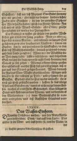 LXXXIV. Das Wasser-Einhorn.