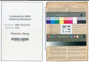 Entnazifizierung Georg Wiescher , geb. 14.04.1906 (Kraftfahrer)
