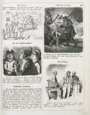 "Bauernkniff" "In der Tropfsteinhöhle" "Nächtlicher Irrthum" "Der Andere"