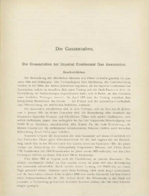 Die Gasanstalten