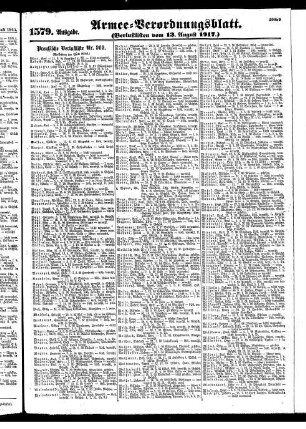 1579.Ausgabe. Montag, 13. August 1917