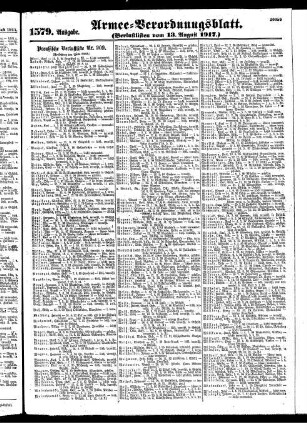 1579.Ausgabe. Montag, 13. August 1917