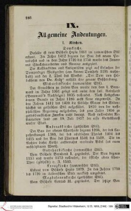 IX. Allgemeine Andeutungen.