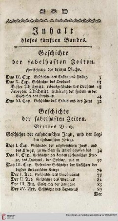 Inhalt dieses fünften Bandes