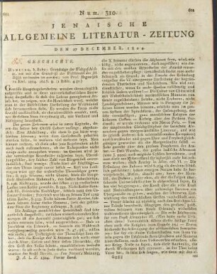 Num. 310. Den 27. December 1804