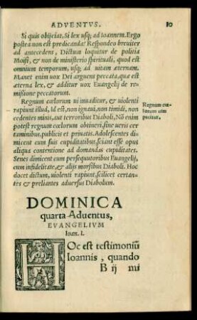 Dominica quarta Adventus ...