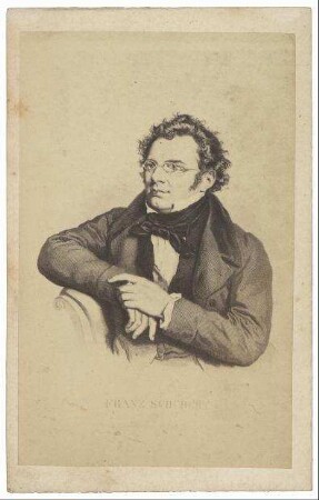 Lithographie von Franz Schubert (1797-1828)
