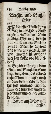 Beicht- und Buß-Lieder.