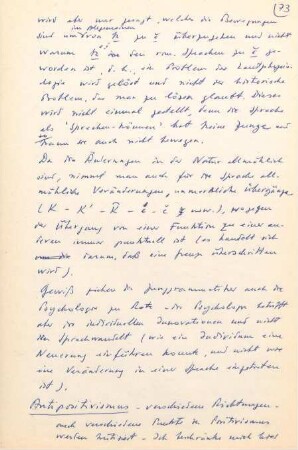 73-86, Antipositivismus - verschiedene Richtungen