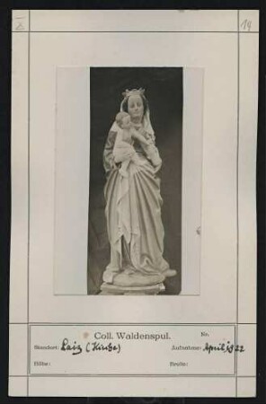 Muttergottes Standort: Laiz (Pfarrkirche)