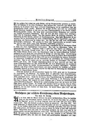 Verfahren zur raschen Errechnung eines Wochentages