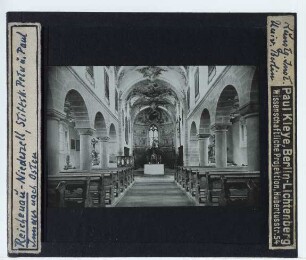 Niederzell-Reichenau, St. Peter und Paul : Innenansicht, Blick nach O