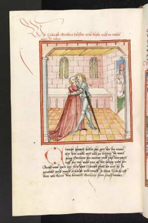Gerhard verabschiedet sich von seiner Mutter Clarisse