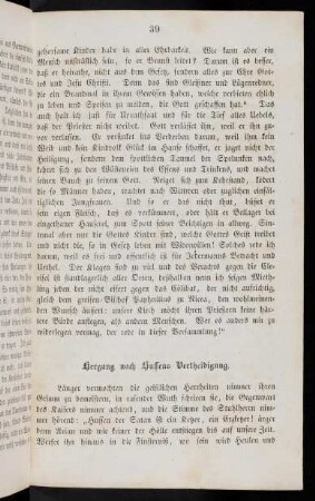 39-45, Hergang nach Hussens Vertheidigung; Zwiegespräch; Stimmfragen