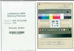 Entnazifizierung Johann Drouven , geb. 24.10.1893 (Fahrer)