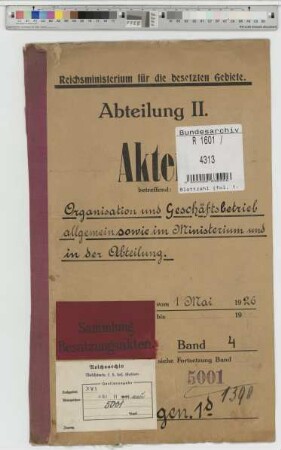 Organisation und Geschäftsbetrieb