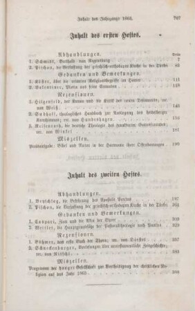 767-768 Inhaltsverzeichnis Hefte 1-4
