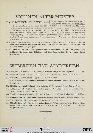 Webereien und Stickereien (Nr. 518-528)