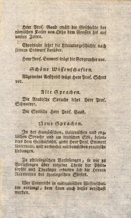 Schöne Wissenschaften