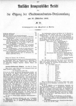No. 30, 30. Oktober 1902
