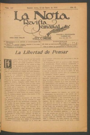 La libertad de pensar